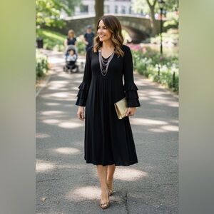 🔥 HOST PICK 🔥Cache - Bell Sleeve Dress - Size 10